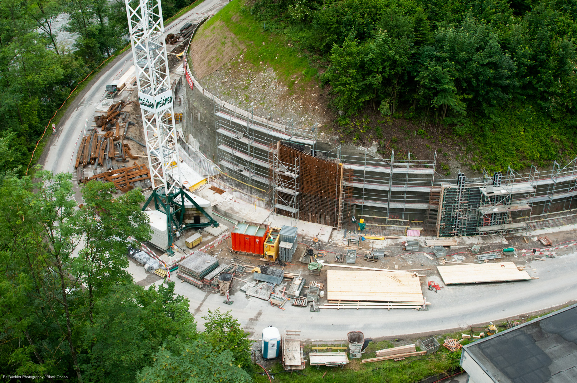 TBA KUBA KS P Sihlbrugg Stützmauer