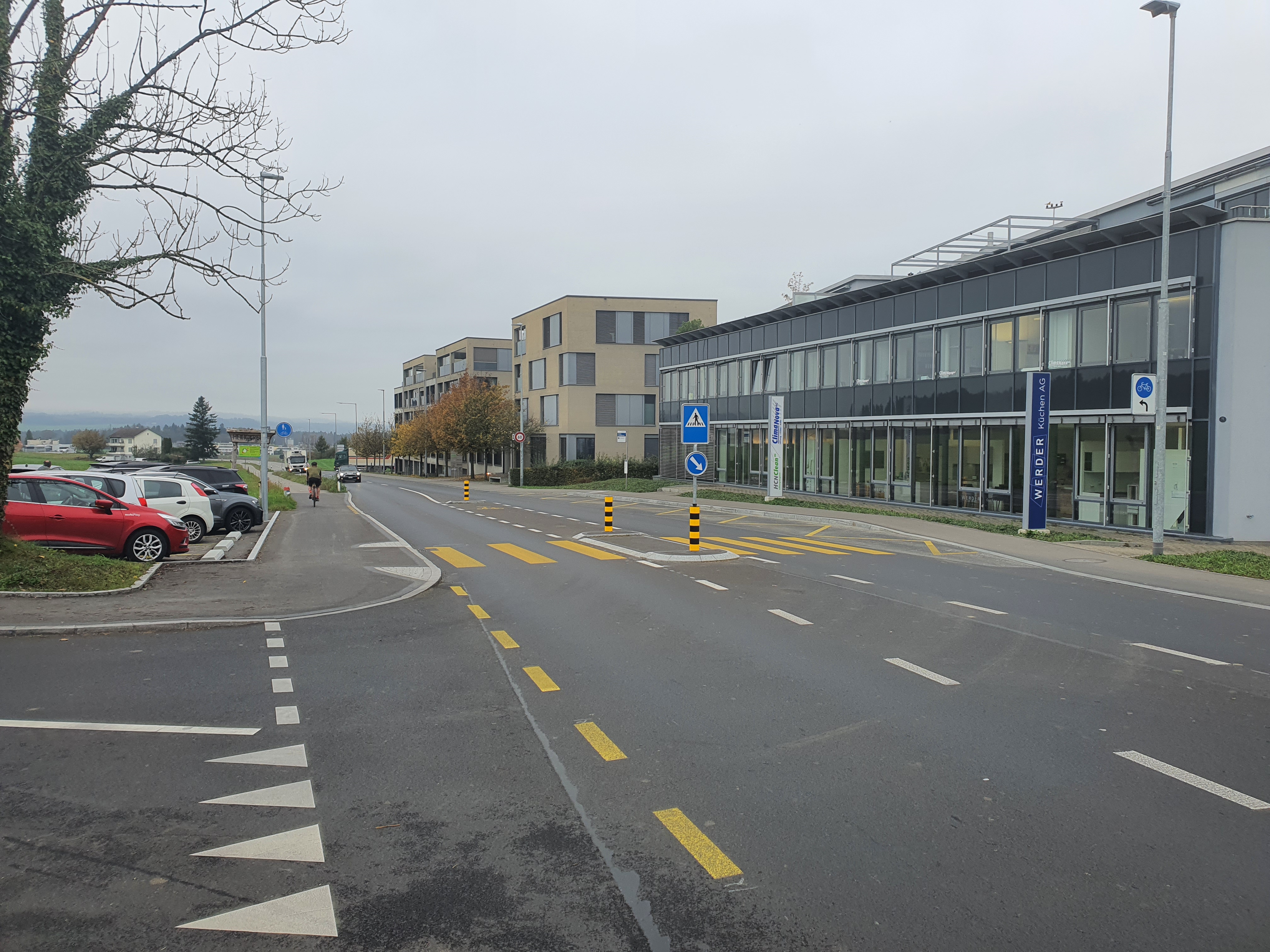 Bushaltestelle Richtung Sins